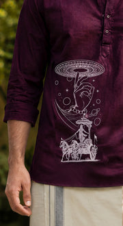 Paul Berg Traditional Kurta Dhothi Set