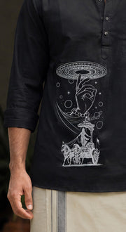 Paul Berg Traditional Kurta Dhothi Set