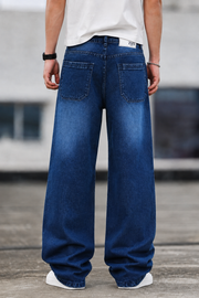 Shaded Wide Leg Men’s Baggy Jeans