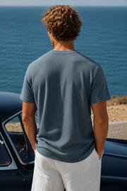 Men’s Box Knit Five Sleeve T-Shirt