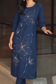 Embroidered Long Top