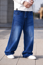 Shaded Wide Leg Men’s Baggy Jeans