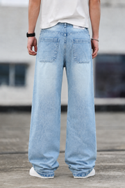Shaded Wide Leg Men’s Baggy Jeans