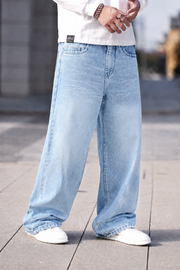 Shaded Wide Leg Men’s Baggy Jeans