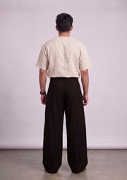 Men’s Korean Pleated Baggy Trousers