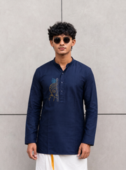 Paul Berg Short Kurta – Lord Krishna Stone Work