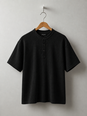 HOG & FOG Chinese Collar T-Shirt