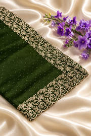 Floral Jaal Cutwork Vichithra Silk Saree