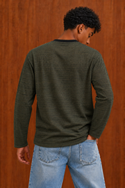 Retro Striped Boxy Fit Long-Sleeve T-Shirt