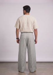 Men’s Korean Pleated Baggy Trousers