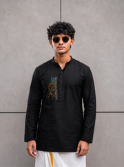 Paul Berg Short Kurta – Lord Krishna Stone Work