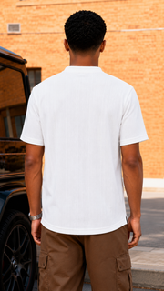 HOG & FOG Chinese Collar T-Shirt