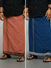 Men's Cotton Colour Dhothi (COMBO OFFER) - 190/-