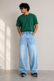 Shaded Wide Leg Men’s Baggy Jeans