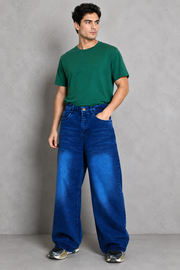 Shaded Wide Leg Men’s Baggy Jeans
