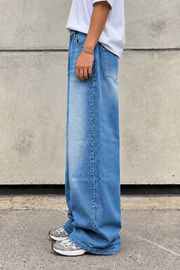 Fireboat Super Wide-Leg Shaded Men’s Baggy Jeans
