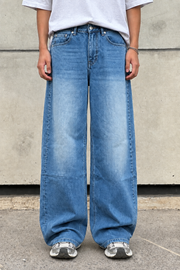 Fireboat Super Wide-Leg Shaded Men’s Baggy Jeans