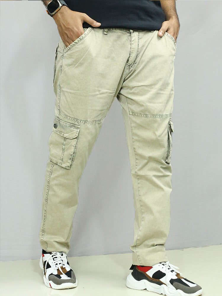 MENS DENIM CARGO JOGGER REGULAR FIT