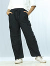 Women's Tapered Fit Cargo Parachute Pants