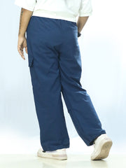 Women's Tapered Fit Cargo Parachute Pants