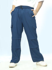 Women's Tapered Fit Cargo Parachute Pants