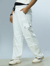 Women's apered Fit Cargo Parachute Pants