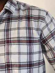 Men Checked Full Sleeve Poly Cotton Casual Shirt