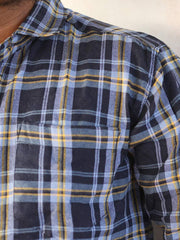 Men Checked Full Sleeve Poly Cotton Casual Shirt