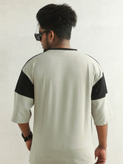 HOG & FOG Popcorn Fabric Casual T-Shirt - Anti Shrink, Quick Dry, Regular Fit | Only ₹200