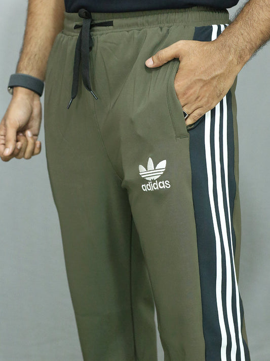 MENS CARGO SIDE STRIPE TRACK WITH ADJUSTABLE RIB ( jogger )