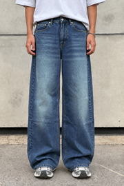 Fireboat Super Wide-Leg Shaded Men’s Baggy Jeans