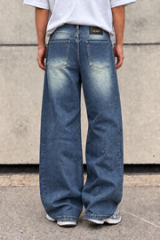 Fireboat Super Wide-Leg Shaded Men’s Baggy Jeans