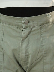 Women's bottom wear: Girls Flap Pocket Cargo Pants - OLIVE GREEN