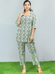 Maternity & Feeding Cotton Night Suit for Women, featuring a  Short Top & Pants.