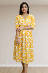 Rayon Feeding Top-Floral Comfort