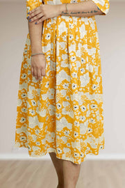 Rayon Feeding Top-Floral Comfort