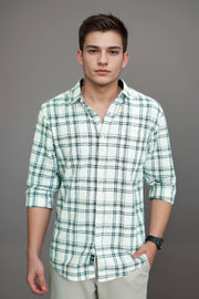 Dot & Blue Men’s Check Shirt