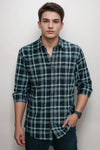Dot & Blue Men’s Check Shirt