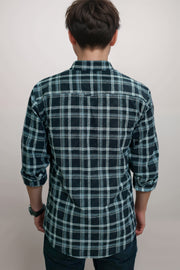 Dot & Blue Men’s Check Shirt