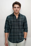 Dot & Blue Men’s Check Shirt