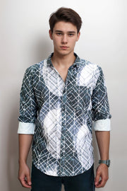 UrbanTrek – Casual Printed Men's Shirt