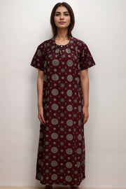 Ajrakh Dreams Cotton Nighty