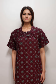 Ajrakh Dreams Cotton Nighty