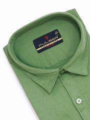 MEN HALF SLEEVE SOLID FORMAL SHIRT