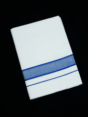 Cotton double white dhothi for men