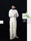 suryasilks Apparel & Accessories MENS WEDDING KURTA WITH DHOTI